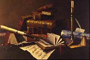 William Michael Harnett Music and Literature France oil painting artist